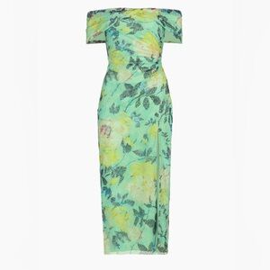 Monique Lhuillier  Floral Midi Dress